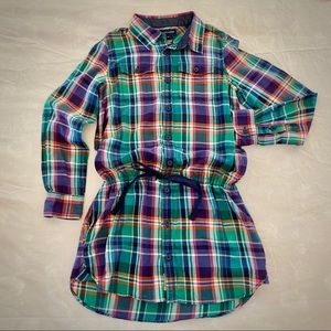 Ralph Lauren girls size 10 plaid dress